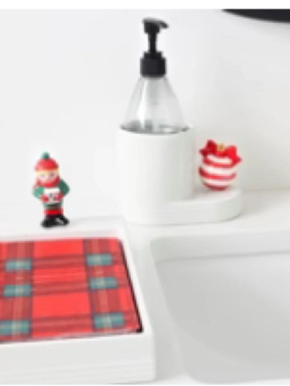 pinstripes melamine guest towel holder